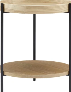 SalesFever Couchtisch »Chicago Couchtisch-Set rund 2-teilig mit 2 Ablageflächen« Set, 2 Stk. tlg. Moderner Wohnzimmertisch mit zusätzlichem Stauraum