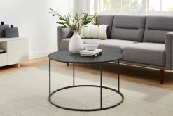 SalesFever Couchtisch »Coffeetable Wohnzimmertisch für gemütliche Stunden« 1 Stk. tlg. Glasplatte mit Strukturoptik