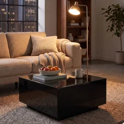 SalesFever Couchtisch Schnörkelloses Design trifft auf ultramoderne Hochglanzoptik