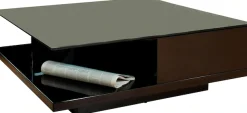 SalesFever Couchtisch »- stilvoll und praktisch« Kristallglas-Tischplatte, gehärtet und elegant