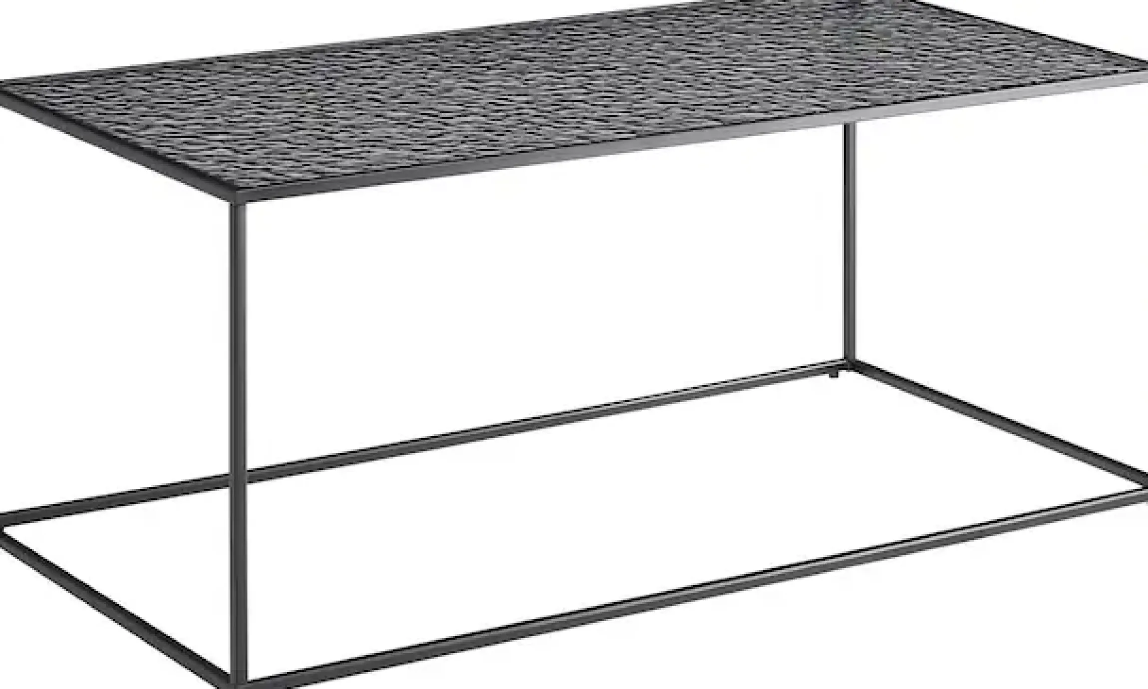 SalesFever Couchtisch »Wohnzimmertisch - Design trifft Funktionalität« 1 Stk. tlg. Glasplatte mit Strukturoptik