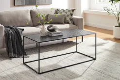 SalesFever Couchtisch »Wohnzimmertisch - Design trifft Funktionalität« 1 Stk. tlg. Glasplatte mit Strukturoptik