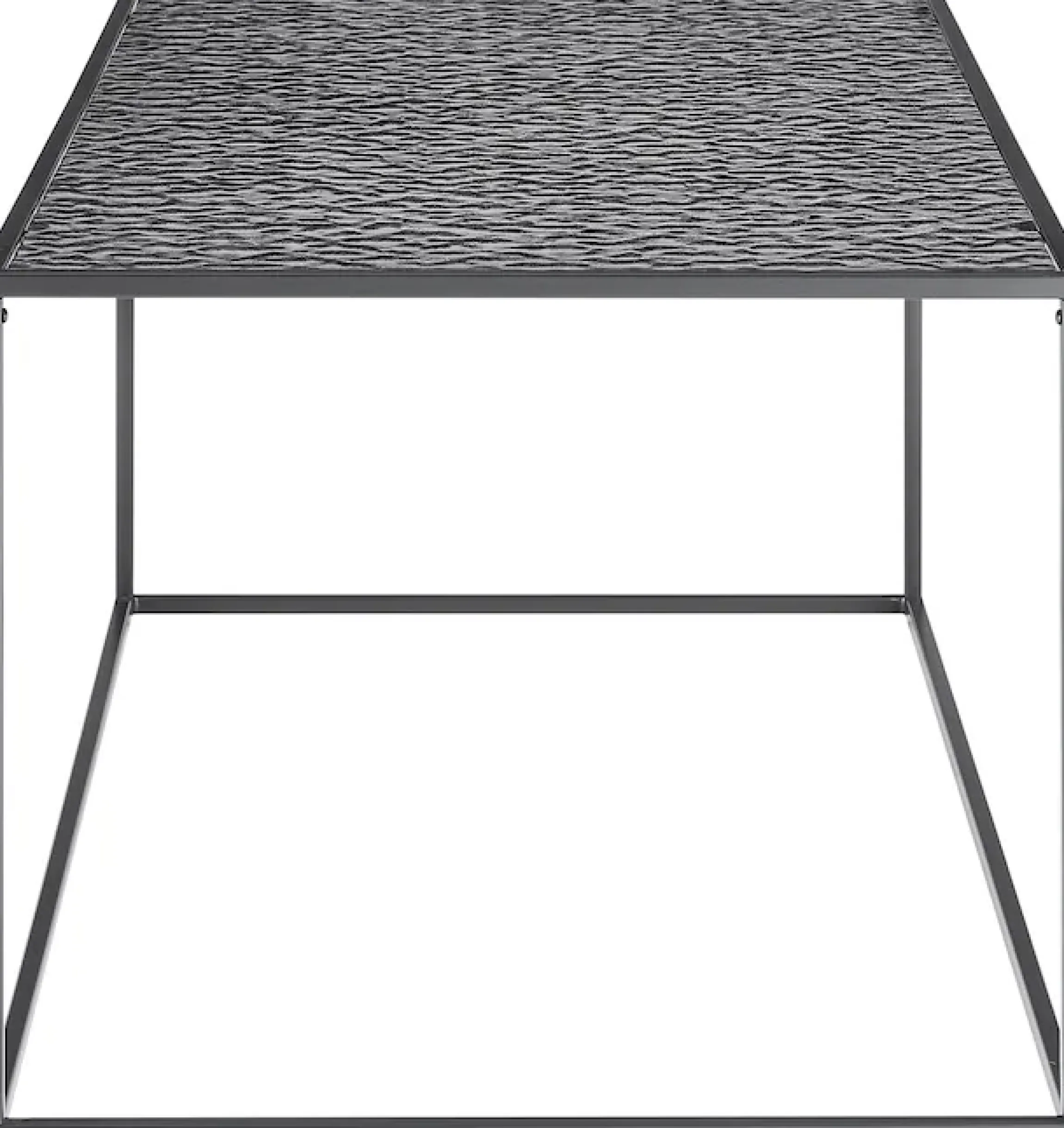SalesFever Couchtisch »Wohnzimmertisch - Design trifft Funktionalität« 1 Stk. tlg. Glasplatte mit Strukturoptik