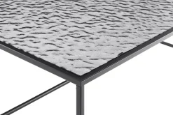 SalesFever Couchtisch »Wohnzimmertisch - Design trifft Funktionalität« 1 Stk. tlg. Glasplatte mit Strukturoptik
