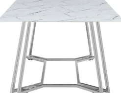 SalesFever Couchtisch »Wohnzimmertisch im eleganten Stil« Eleganter Chic mit marmoriertem Charme