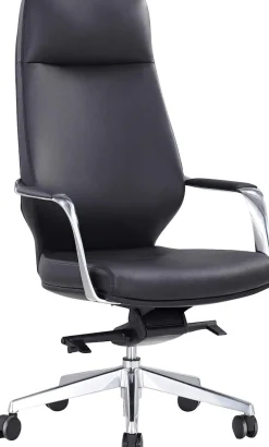SalesFever Drehstuhl »mit Stil und Komfort« () Ergonomischer Bürostuhl mit pflegeleichtem Kunstlederbezug