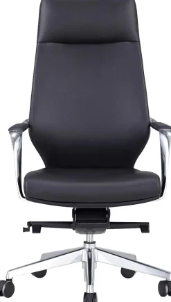 SalesFever Drehstuhl »mit Stil und Komfort« () Ergonomischer Bürostuhl mit pflegeleichtem Kunstlederbezug