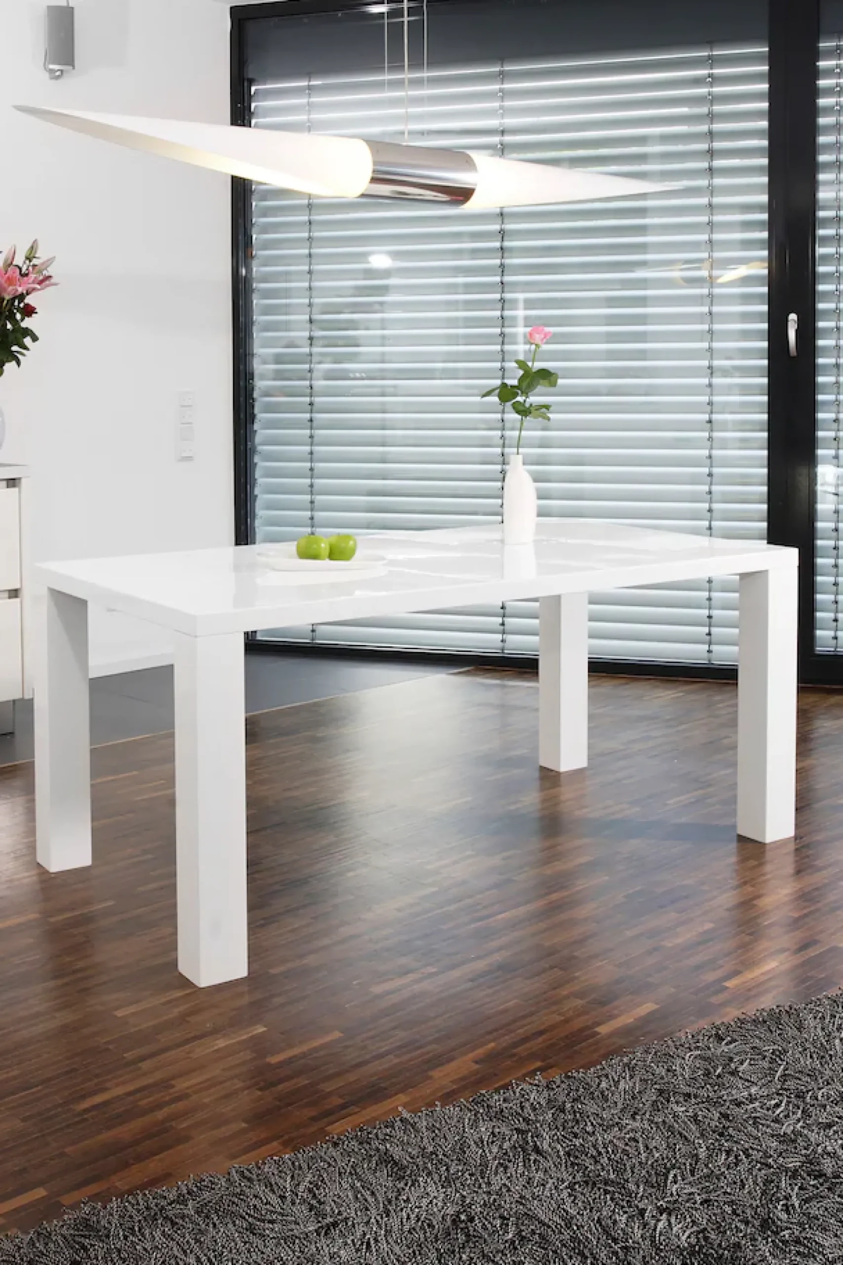 SalesFever Essgruppe »Luton - Stilvoller Esstisch inkl. Stühle« Set, 5 Stk. tlg.