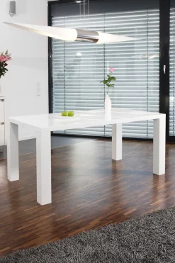 SalesFever Essgruppe »Luton - Stilvoller Esstisch inkl. Stühle« Set, 5 Stk. tlg. bestehend aus 4 Drehstühlen und einem 180 cm breitem Tisch