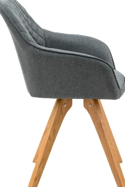 SalesFever Essgruppe »Växjö - Familienfreundlicher Esstisch inkl. Stühle« Set, 5 Stk. tlg. bestehend aus 4 modernen Polsterstühlen und einem 180 cm breitem Tisch