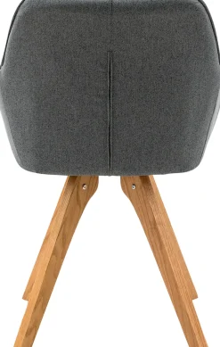 SalesFever Essgruppe »Växjö - Familienfreundlicher Esstisch inkl. Stühle« Set, 5 Stk. tlg. bestehend aus 4 modernen Polsterstühlen und einem 180 cm breitem Tisch