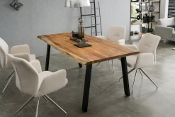 SalesFever Esstisch »Designer-Tisch für stilvolle Mahlzeiten« Edles Massivholz, geölt und doppelt gewachst
