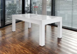 SalesFever Esstisch »Odense - Design Tisch für stilvolle Mahlzeiten« Mit praktischen Ansteckplatten erweiterbar