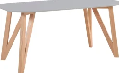 SalesFever Esstisch »Solna - Stilvoller Tisch für Ihr Zuhause« Massive Eichen-Haarnadelbeine: Natürliches Design-Statement