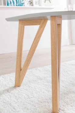 SalesFever Esstisch »Solna - Stilvoller Tisch für Ihr Zuhause« Massive Eichen-Haarnadelbeine: Natürliches Design-Statement