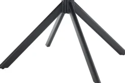 SalesFever Esszimmerstuhl »Austin - Armlehnstuhl mit hochwertiger Taschenfederkern-Polsterung« () 1 Stk.Esszimmersessel: 360° Drehfunktion mit stilvollem Metallfuß