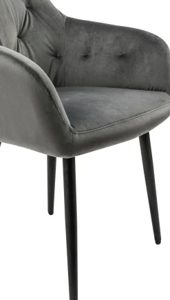 SalesFever Esszimmerstuhl »Coventry Komfortabler Polstertuhl im eleganten Stil« () Stilvoll mit eleganter Knopfheftung