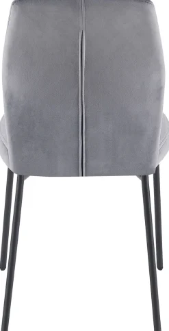 SalesFever 4-Fußstuhl »Esszimmerstuhl mit elegantem Stil« (Set) 2 Stk.2er Set mit eleganter Wabensteppung im Rücken