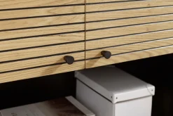 SalesFever Highboard »Torsby Stilvolle Hochkommode für extra Stauraum« Stauraumschrank im Scandi Design: 100cm Breite