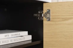 SalesFever Highboard »Torsby Stilvolle Hochkommode für extra Stauraum« Stauraumschrank im Scandi Design: 100cm Breite