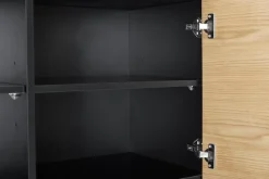 SalesFever Highboard »Torsby Stilvolle Hochkommode für extra Stauraum« Stauraumschrank im Scandi Design: 100cm Breite