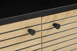SalesFever Highboard »Torsby Stilvolle Hochkommode für extra Stauraum« Stauraumschrank im Scandi Design: 100cm Breite