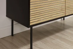 SalesFever Highboard »Torsby Stilvolle Hochkommode für extra Stauraum« Stauraumschrank im Scandi Design: 100cm Breite