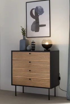 SalesFever Kommode »Torsby Stilvolles Sideboard« Skandinavisch inspiriertes Design für Ihr Zuhause