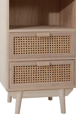 SalesFever Kommode »Vejle Design-Sideboard für Stauraum« Charmante Schubladenfronten aus stilvollem Rattangeflecht