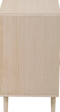 SalesFever Kommode »Vejle Design-Sideboard für Stauraum« Charmante Schubladenfronten aus stilvollem Rattangeflecht