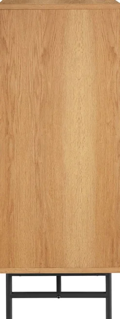 SalesFever Kommode »Visby Designer Sideboard mit Stil« Eiche Echtholzfurnier