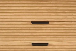 SalesFever Kommode »Visby Designer Sideboard mit Stil« Eiche Echtholzfurnier