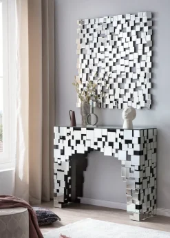 SalesFever Konsolentisch »Moneglia Elegante Konsole« verspiegelt,in edler Form und besonderer Optik