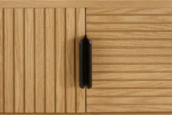 SalesFever Lowboard »Design Lowboard für stilvolle Akzente« Kommode, Eiche Echtholzfurnier, Breite 160 cm