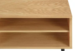 SalesFever Lowboard »Design Lowboard für stilvolle Akzente« Kommode, Eiche Echtholzfurnier, Breite 160 cm