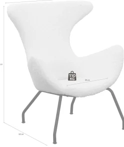 SalesFever Relaxsessel »Komfortabler Sessel zum Entspannen« Umhüllt von kuscheligem Teddyfell