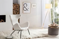 SalesFever Relaxsessel »Komfortabler Sessel zum Entspannen« Umhüllt von kuscheligem Teddyfell