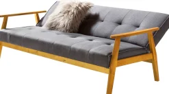 SalesFever Schlafsofa »Skagen 3-Sitzer Sofa« Holzgestell Sofa: Entspannung und Schlaf auf 190cm Breite
