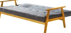 SalesFever Schlafsofa »Skagen 3-Sitzer Sofa« Holzgestell Sofa: Entspannung und Schlaf auf 190cm Breite