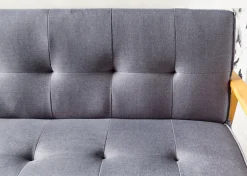 SalesFever Schlafsofa »Skagen 3-Sitzer Sofa« Holzgestell Sofa: Entspannung und Schlaf auf 190cm Breite