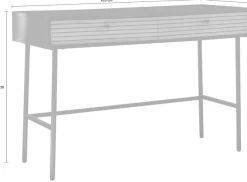 SalesFever Schreibtisch im Scandi Design, Konsolentisch