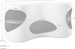 SalesFever Sideboard »Slough - Designer Kommode für Stauraum und Stil« Kommode, Made in Germany, Anrichte in moderner Form, Breite 150 cm