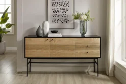 SalesFever Sideboard »TorsbyChic Kommode für moderne Wohnwelten« Scandi Design Kommode - skandinavische Eleganz pur