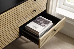 SalesFever Sideboard »TorsbyChic Kommode für moderne Wohnwelten« Scandi Design Kommode - skandinavische Eleganz pur
