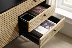 SalesFever Sideboard »TorsbyChic Kommode für moderne Wohnwelten« Scandi Design Kommode - skandinavische Eleganz pur