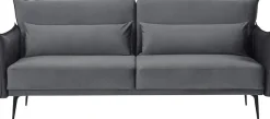 SalesFever 3-Sitzer »Komfortable Sofa für Ihr Zuhause« Modernes 3-Sitzer Sofa: Samtbezug, ausziehbar, manuell verstellbar