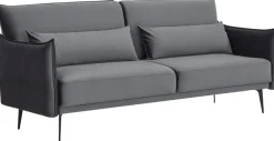 SalesFever 3-Sitzer »Komfortable Sofa für Ihr Zuhause« Modernes 3-Sitzer Sofa: Samtbezug, ausziehbar, manuell verstellbar