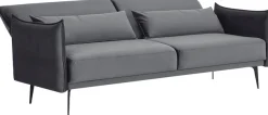 SalesFever 3-Sitzer »Komfortable Sofa für Ihr Zuhause« Modernes 3-Sitzer Sofa: Samtbezug, ausziehbar, manuell verstellbar