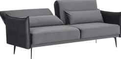 SalesFever 3-Sitzer »Komfortable Sofa für Ihr Zuhause« Modernes 3-Sitzer Sofa: Samtbezug, ausziehbar, manuell verstellbar