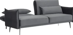 SalesFever 3-Sitzer »Komfortable Sofa für Ihr Zuhause« Modernes 3-Sitzer Sofa: Samtbezug, ausziehbar, manuell verstellbar